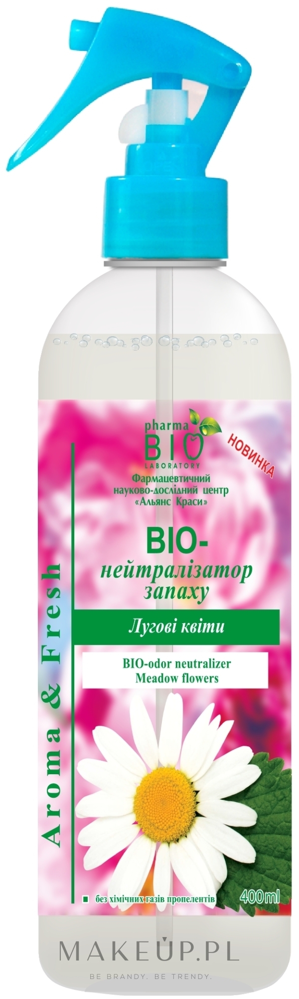 Odświeżacz powietrza Bioneutralizator zapachu Kwiat łąkowy - Pharma Bio Laboratory — Zdjęcie 400 ml