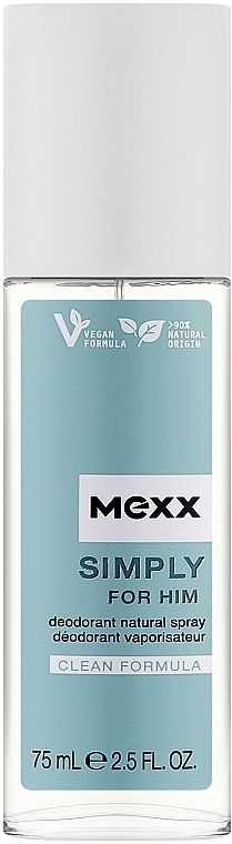 Mexx Simply For Him - Dezodorant w atomizerze dla mężczyzn