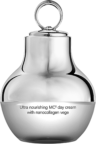 Odżywczy krem na dzień z nanokolagenem roślinnym + masażer ze światłem LED - HiSkin SkinLed Ultra Nourishing MC2 Day Cream — Zdjęcie N1