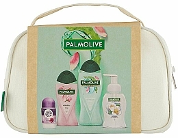 Kup Zestaw - Palmolive Natural Wellness Bag Set (sh/gel/250ml + sh/gel/500ml + deo/50ml + h/foam/250ml + bag)