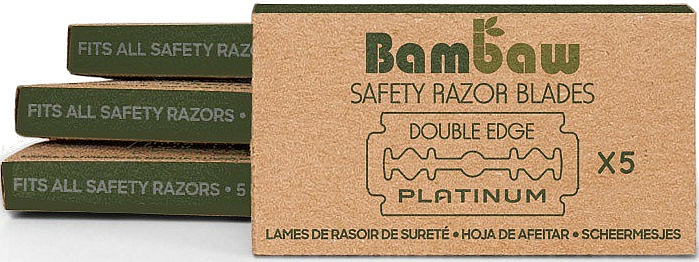 Żyletki do golenia, 5 szt. - Bambaw Safety Razor Blades — Zdjęcie N1
