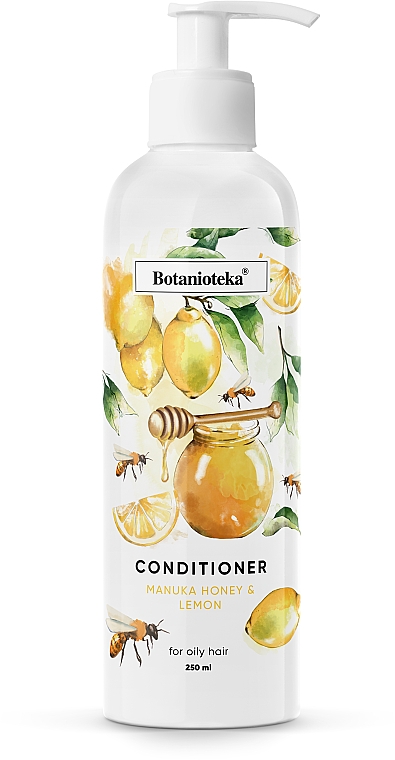 Odżywka do włosów przetłuszczających się Miód manuka i cytryna - Botanioteka Conditioner For Oily Hair — Zdjęcie N1