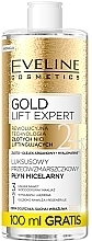 Kup PRZECENA! Luksusowy przeciwzmarszczkowy płyn micelarny 3 w 1 - Eveline Cosmetics Gold Lift Expert *