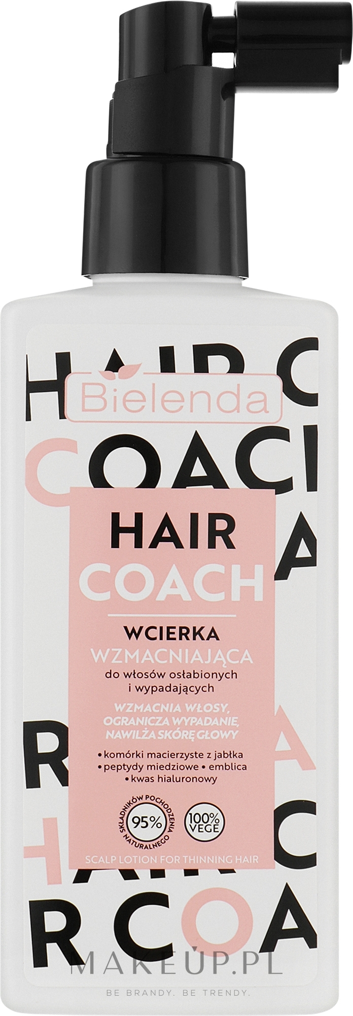 Wcierka wzmacniająca do włosów osłabionych i wypadających - Bielenda Hair Coach — Zdjęcie 150 ml