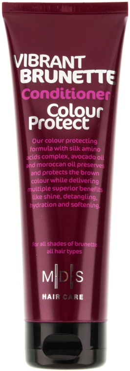 Odżywka do włosów farbowanych Dla brunetek - Mades Cosmetics Vibrant Brunette Colour Protect Conditioner — Zdjęcie N1