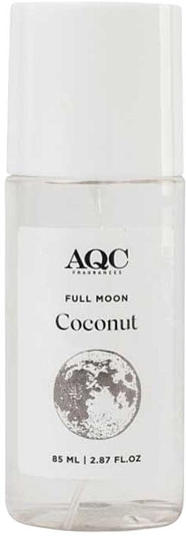 Mgiełka do ciała - AQC Fragrances Coconut Full Moon Body Mist — Zdjęcie N1