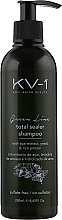 Kup Szampon ochronny do włosów farbowanych, odbudowa i połysk - KV-1 Green Line Total Sealer Shampoo 