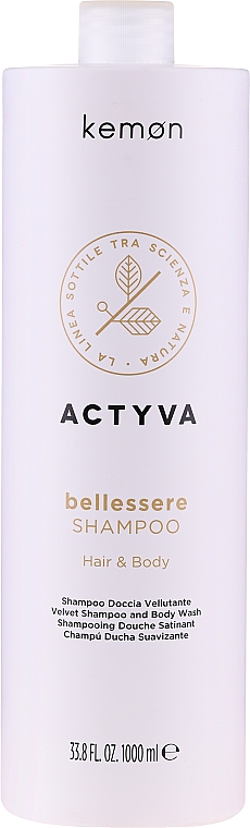 Szampon do włosów i żel pod prysznic 2 w 1 - Kemon Actyva Bellessere Shampoo  — Zdjęcie N1