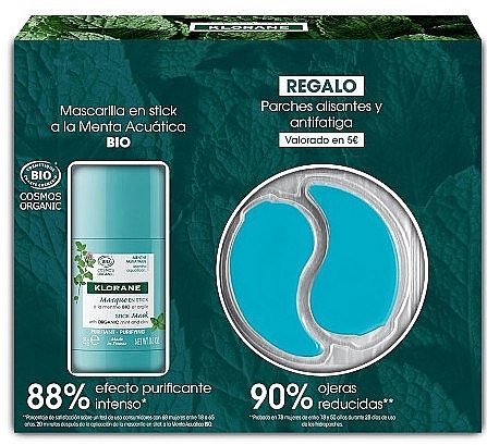 Zestaw - Klorane Bio (f/mask/25g + patch/2pcs) — Zdjęcie N1