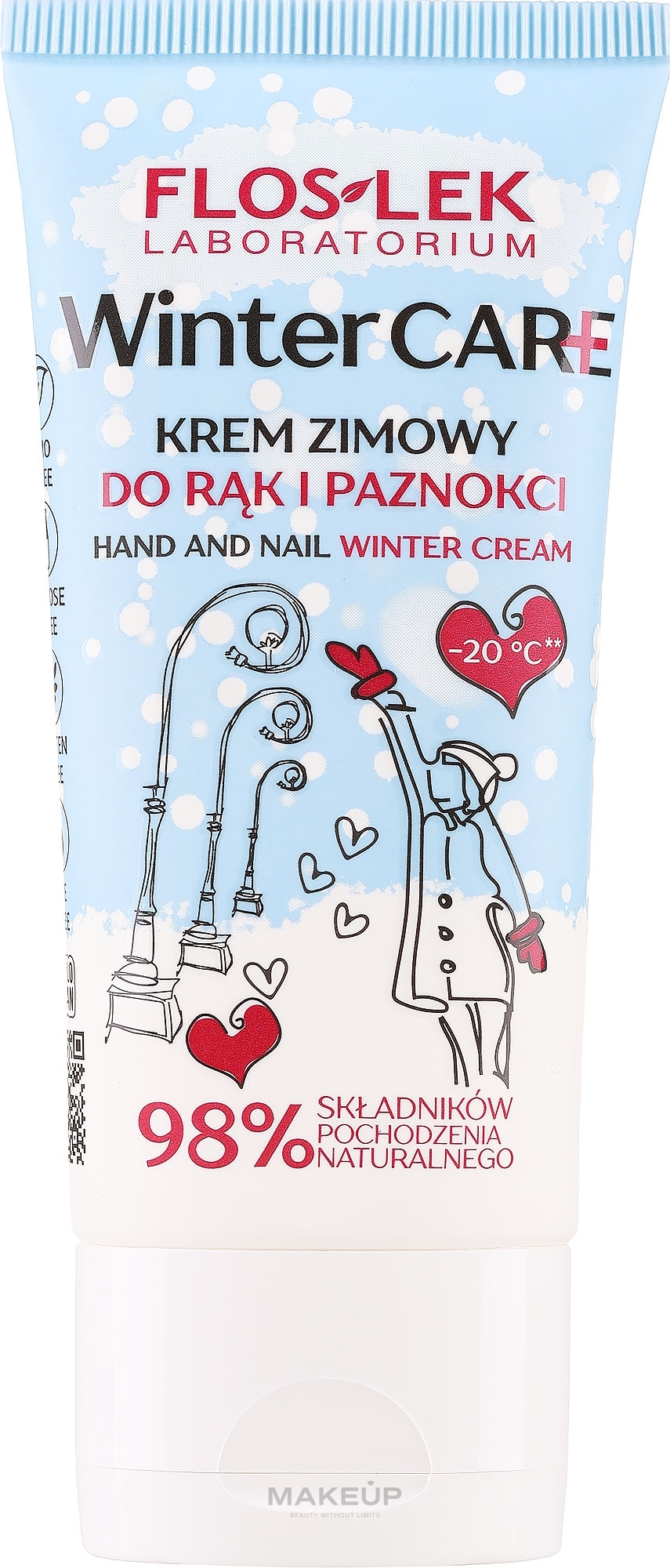 Krem zimowy do rąk i paznokci - Floslek Winter Care Hand And Nail Winter Cream — Zdjęcie 50 ml