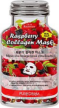 Kup Malinowa maska kolagenowa do twarzy - Purederm Raspberry Collagen Mask