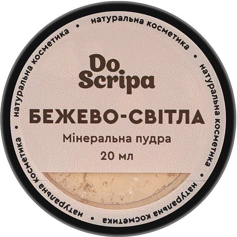 Mineralny puder - Do Scripa