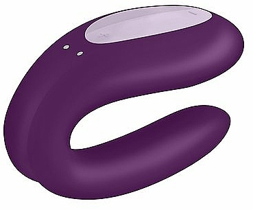 Wibrator dla par, fioletowy - Satisfyer Double Joy Partner Vibrator Violet — Zdjęcie N1