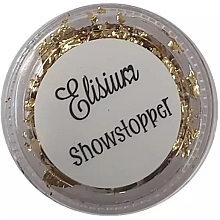 Kup Płatki foliowe do zdobienia paznokci, złote - Elisium Showstopper