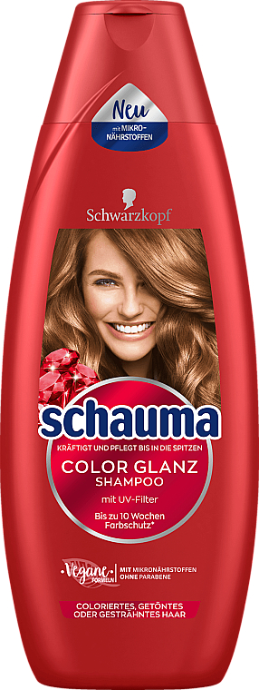 Szampon do włosów farbowanych i rozjaśnianych - Schauma Color Shine Shampoo — Zdjęcie N4
