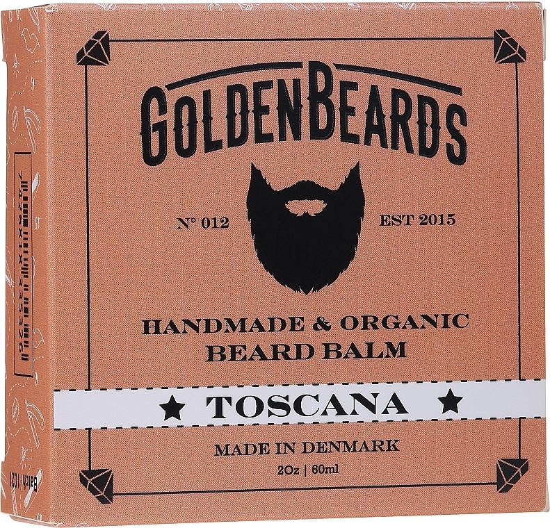 PRZECENA! Zestaw do pielęgnacji brody - Golden Beards Starter Beard Kit Toscana (balm/60ml + oil/30ml + shm/100ml + cond/100ml + brush) * — Zdjęcie N13