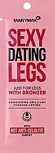 Brązujący balsam do nóg z rozgrzewającą formułą - Tannymaxx Sexy Dating Legs Brilliant Hot Bronzer (sachet) — Zdjęcie N1