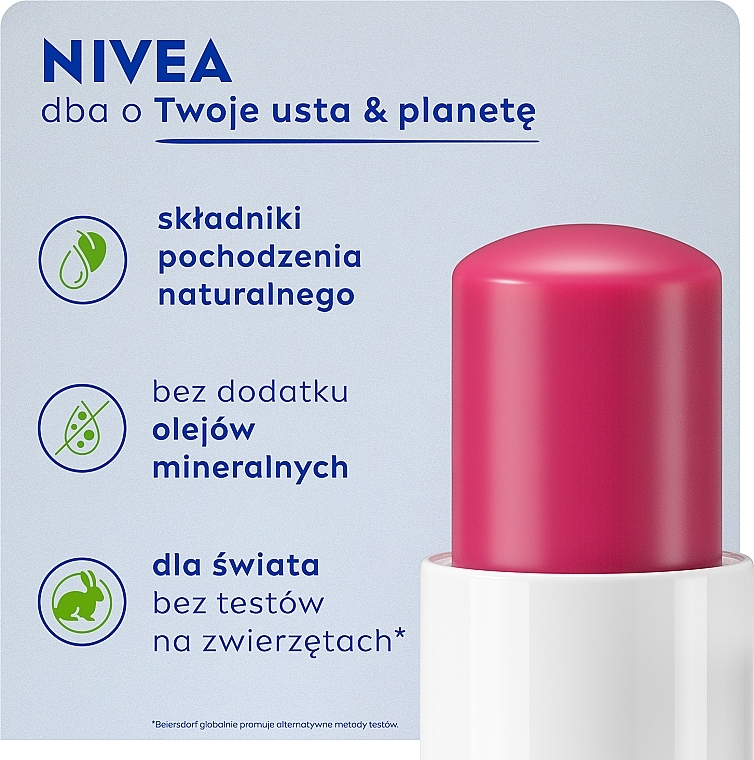 Ochronna pomadka do ust Wiśnia - NIVEA Fruity Shine Cherry Lip Balm — Zdjęcie N7