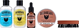 PRZECENA! Zestaw do pielęgnacji brody - Golden Beards Starter Beard Kit Toscana (balm/60ml + oil/30ml + shm/100ml + cond/100ml + brush) * — Zdjęcie N5