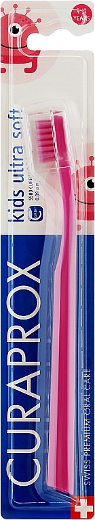 Szczoteczka do zębów, CS Kids Ultra Soft, różowa - Curaprox 