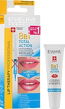 Intensywny hialuronowy wypełniacz ust z kolagenem 8 w 1 - Eveline Cosmetics Total Action Intense Hyaluronic 8 in 1 — Zdjęcie N2