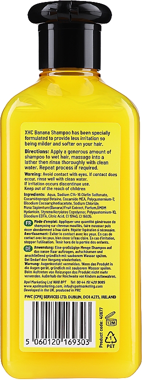 Odżywczy bananowy szampon do włosów - Xpel Marketing Ltd Banana Shampoo — Zdjęcie N2
