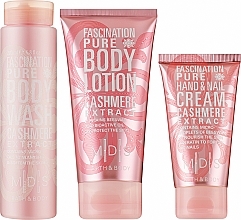 Zestaw kosmetyków do ciała - Mades Cosmetics M|D|S Baty & Body Fascination Pure Beauty Trio ( b/wash/200ml + b/milk/150ml + h/cr/75ml ) — Zdjęcie N2