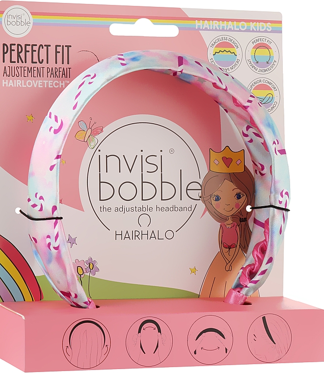 Opaska do włosów - Invisibobble Kids Hairhalo Cotton Candy Dreams — Zdjęcie N1