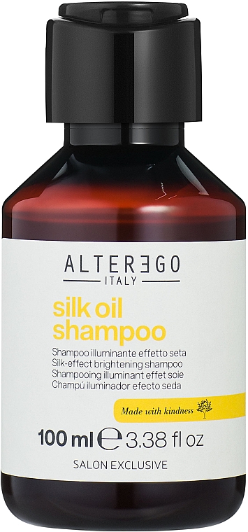 Szampon do włosów niesfornych i kręconych - Alter Ego Silk Oil Shampoo — Zdjęcie N1