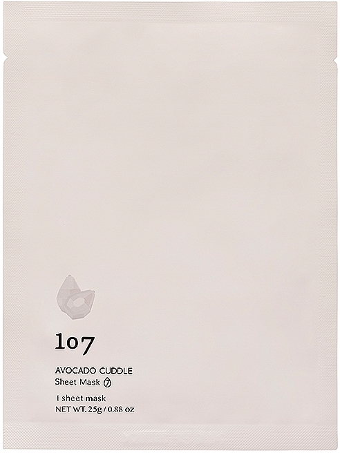 Maska do twarzy z awokado - 107 Beauty Avocado Cuddle Sheet Mask — Zdjęcie N1