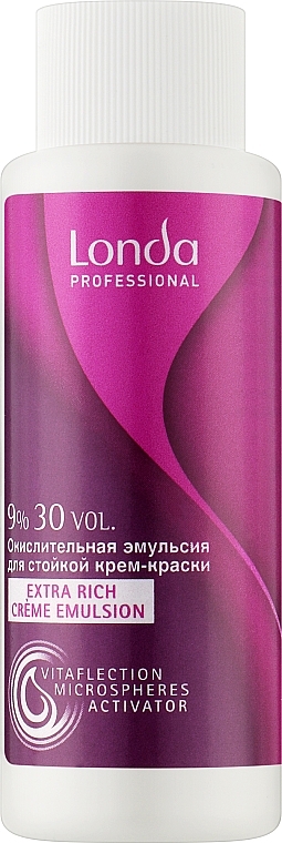 Kremowa emulsja utleniająca 9% 30 vol. - Londa Professional Londacolor Permanent Cream — Zdjęcie N1