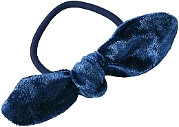 Kup Gumka z aksamitną kokardką, ciemnoniebieska - Lolita Accessories