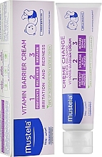 Krem witaminowo-ochronny do skóry pośladków dla dzieci - Mustela Bébé 1 2 3 Vitamin Barrier Cream — Zdjęcie N4