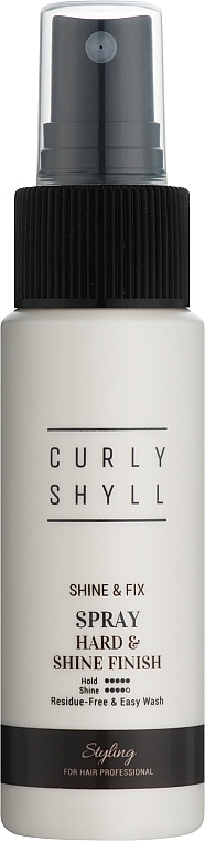 Utrwalający lakier do włosów - Curly Shyll Shine & Fix Spray — Zdjęcie N1