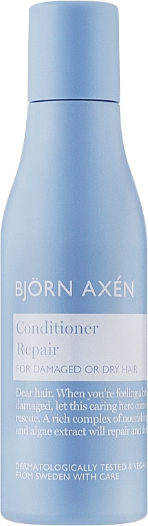 Rewitalizująca odżywka do włosów suchych i zniszczonych - BjOrn AxEn Repair Conditioner — Zdjęcie N1