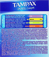 Tampony z aplikatorem, 16 szt. - Tampax Compak Pearl Super — Zdjęcie N4