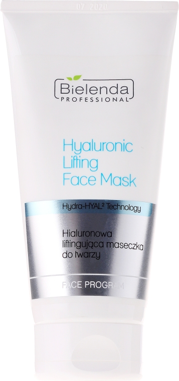 Hialuronowa liftingująca maseczka do twarzy - Bielenda Professional Hydra-Hyal Injection Hyaluronic Lifting Face Mask