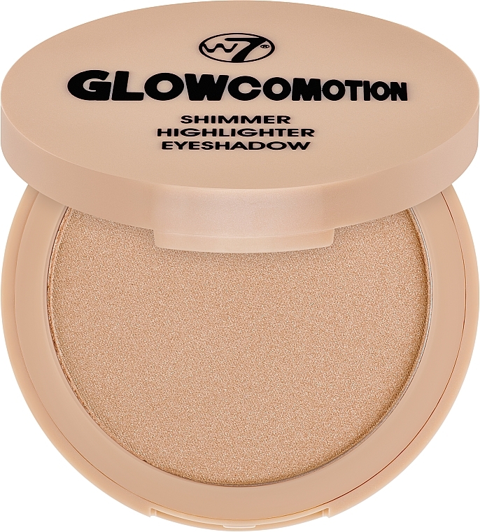 Rozświetlacz i cień do powiek - W7 Glowcovotion Shimmer Highlighter and Eyeshadow Compact — Zdjęcie N1