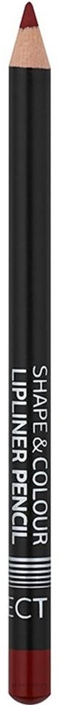 Konturówka do ust - Affect Cosmetics Shape & Colour Lipliner Pencil — Zdjęcie Bordo
