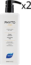 Kup PRZECENA! Zestaw nawilżających maseczek do włosów - Phyto Phytojoba Moisturizing Mask (h/mask/2x500ml) *