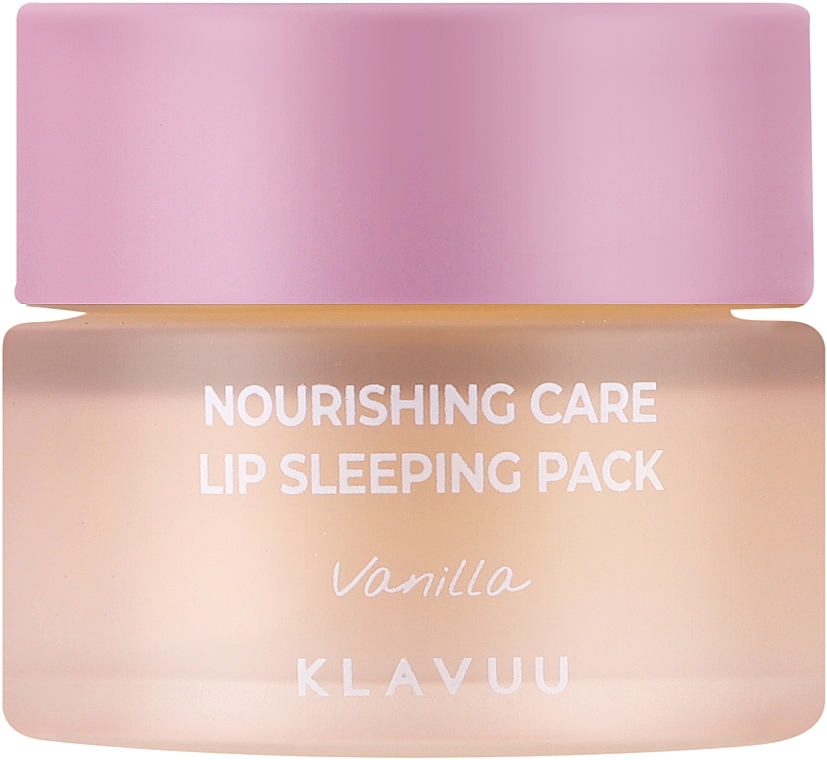 Maska na noc do ust o zapachu wanilii - Klavuu Nourishing Care Lip Sleeping Pack Vanilla — Zdjęcie N1