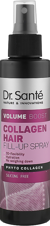 Spray do włosów - Dr Sante Collagen Hair Volume Boost Fill-Up Spray — Zdjęcie N1