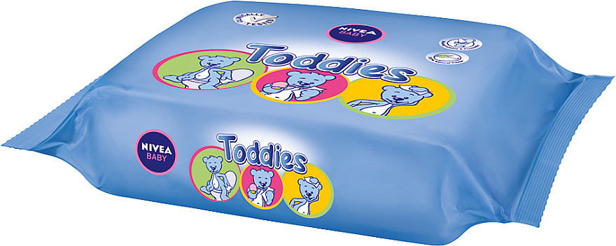 Chusteczki nawilżane dla dzieci - NIVEA BABY Toddies Multifunctional Napkins
