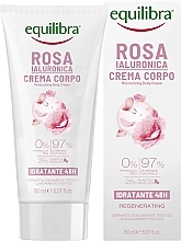 Kup Nawilżający krem do ciała Róża z kwasem hialuronowym - Equilibra Hyaluronic Rose Moisturizing Body Cream