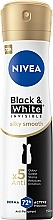 Духи, Парфюмерия, косметика Antyperspirant w sprayu - NIVEA Black & White Invisible Silky Smooth