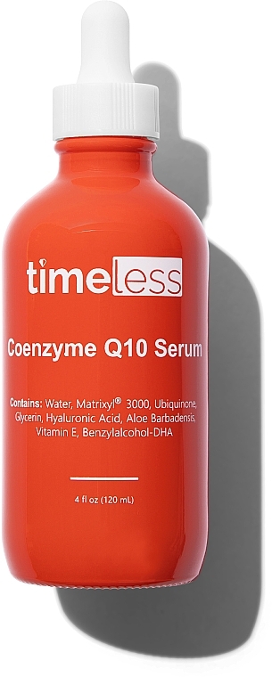 Przeciwstarzeniowe serum do twarzy z koenzymem Q10 i kwasem hialuronowym - Timeless Skin Care Coenzyme Q10 Serum — Zdjęcie N2