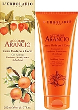 L'Erbolario Accordo Arancio Fluid Body Cream - Fluidowy krem do ciała — Zdjęcie N2