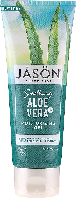 Naturalny żel nawilżający do ciała Aloes - Jason Natural Cosmetics Pure Natural Moisturizing Gel Aloe Vera — Zdjęcie N1