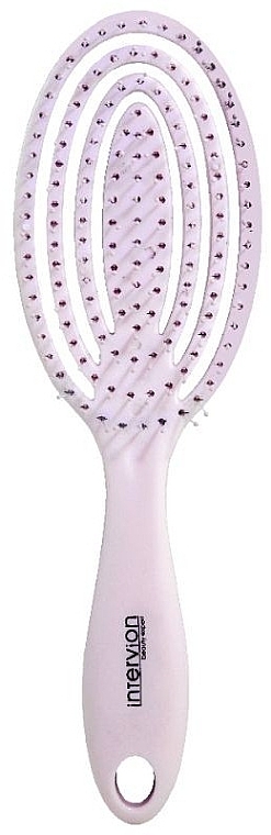 Szczotka do włosów, różowa - Inter Vion I Comfort Hair Brush — Zdjęcie N1