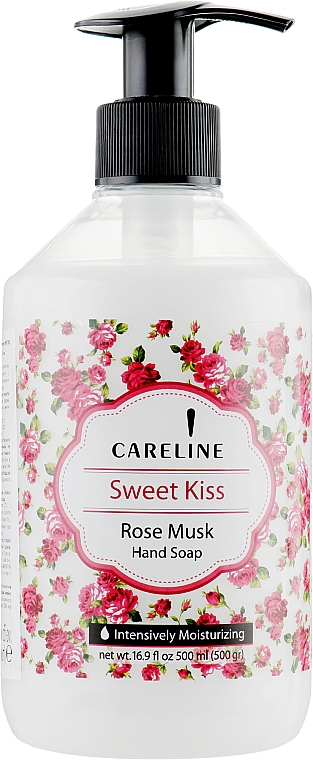 Kremowe mydło w płynie do rąk Róża piżmowa - Careline — фото N1